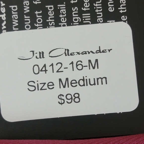 Jill Alexander pink wrap dress size medium - Picture 6 of 7